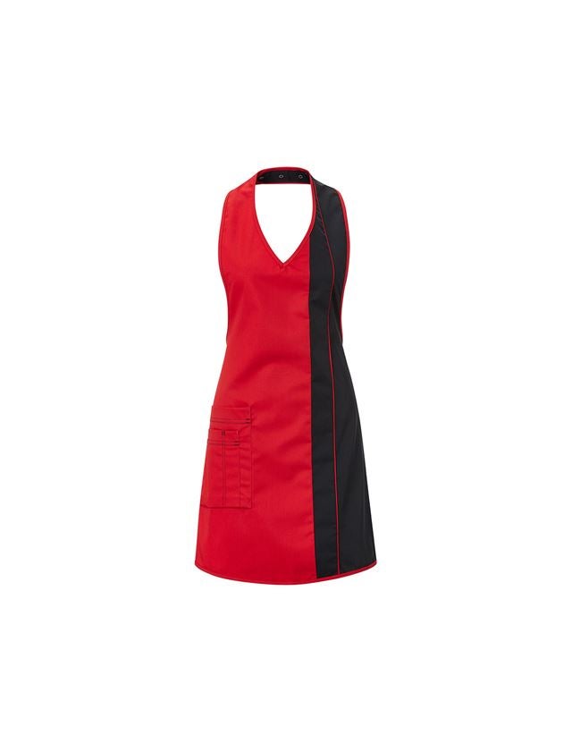 Aprons: Ladies' apron  Teresa + red/black