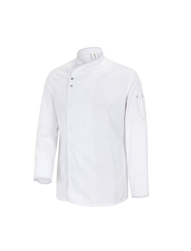 Shirts & Co.: Kochjacke Lyon + weiß