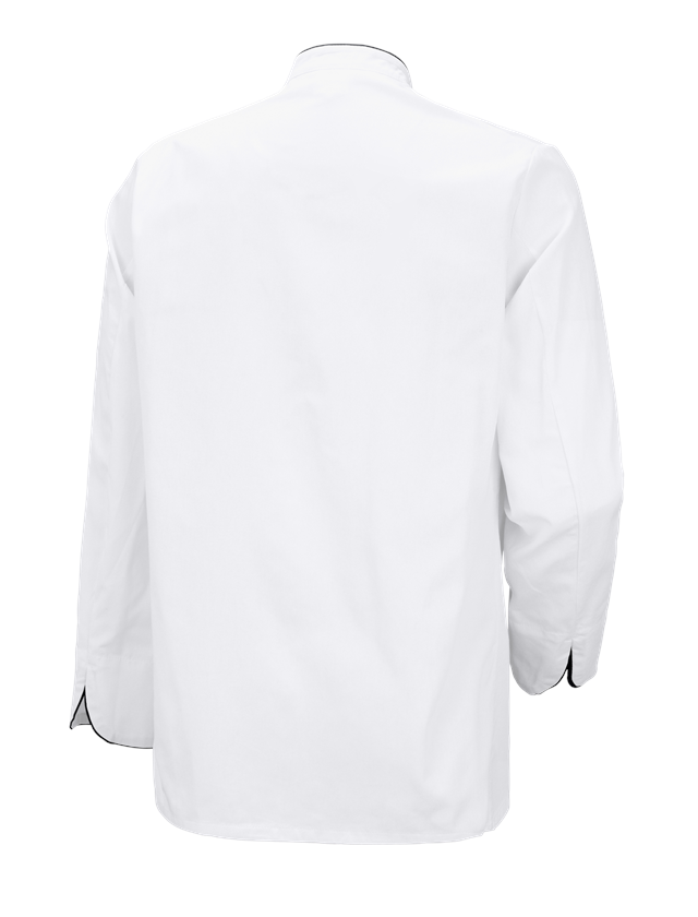 Topics: Unisex Chefs Jacket Image + white/black 1