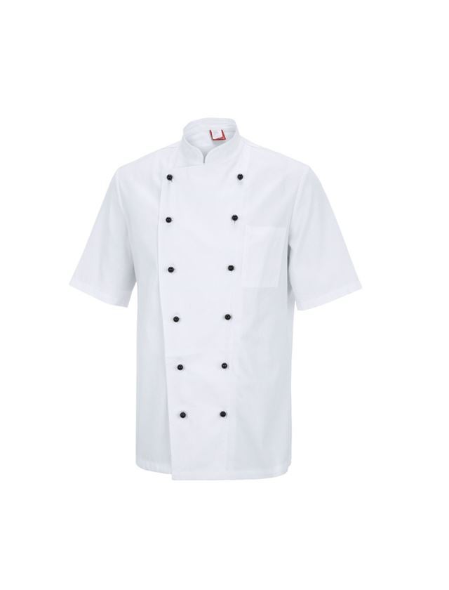 Shirts & Co.: Kochjacke Bilbao + weiß