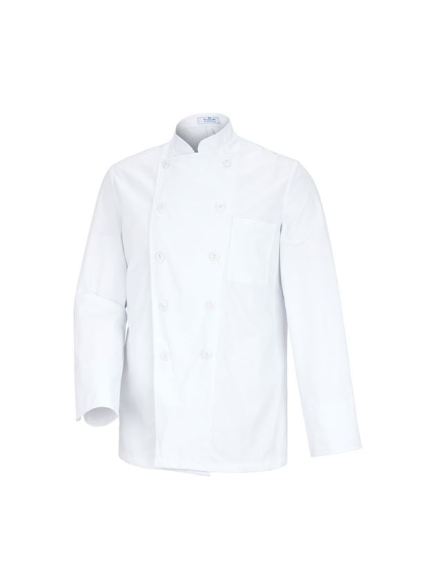 Shirts, Pullover & more: Unisex Chefs Jacket Prag + white
