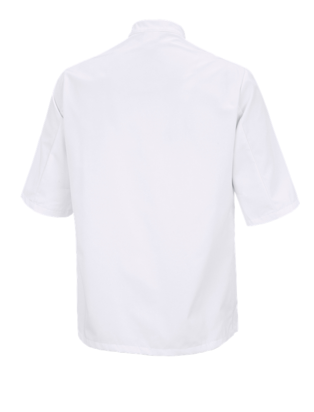 Shirts, Pullover & more: Chefs Jacket Elegance Short sleeved + white/black 1