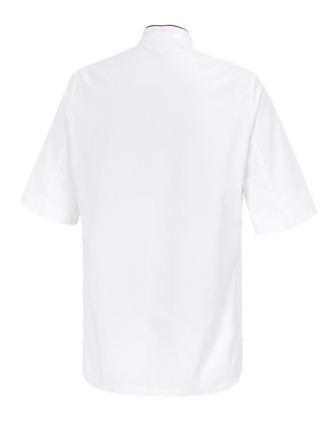 Shirts, Pullover & more: Chefs Jacket Marseilles + white/bordeaux 1