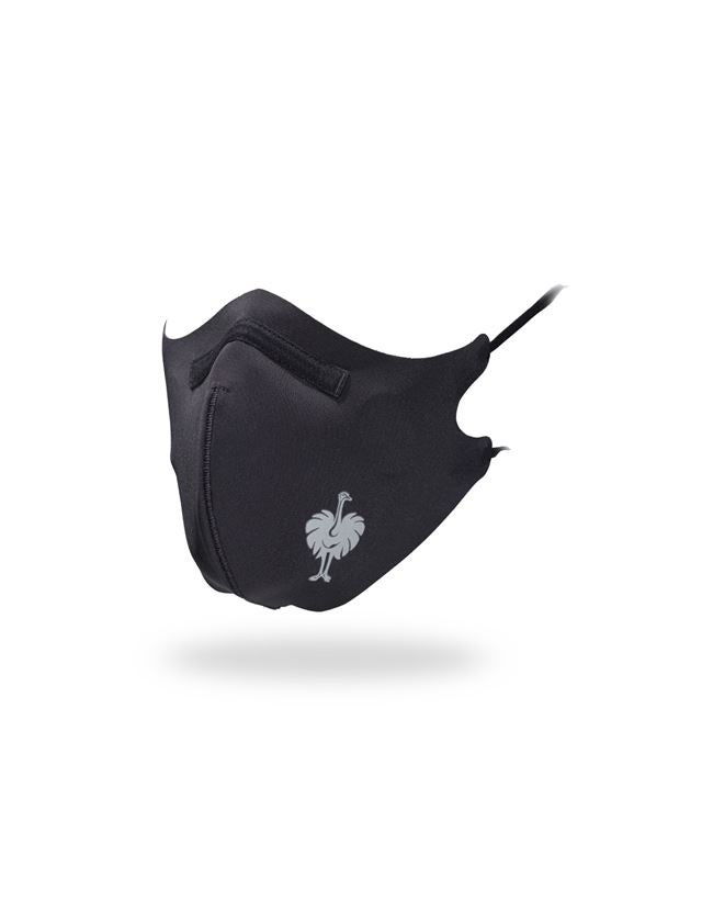 Atemschutzmasken: e.s. Community-Maske mit Filter + schwarz