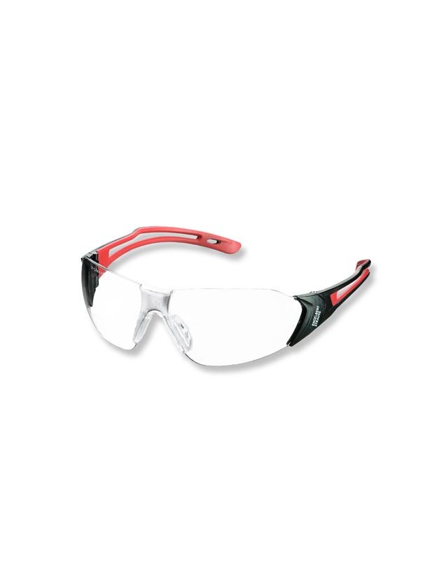 Schutzbrillen: e.s. Schutzbrille Abell  + rot/schwarz