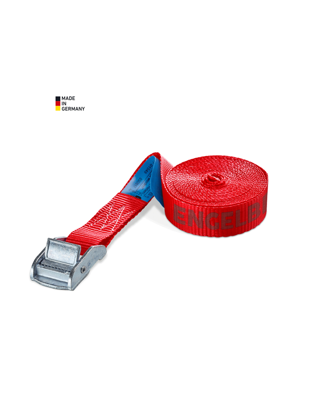 Tension straps: Single-Part Lashing Strap with Clamp Lock