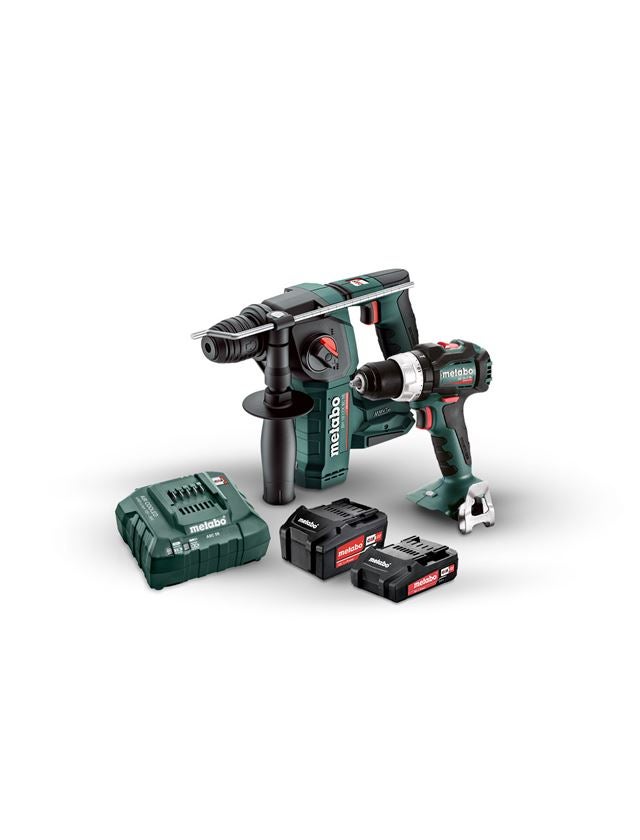 Electrical tools: Metabo 18.0 V cordl.drill hammer BH BL16+pow.screw