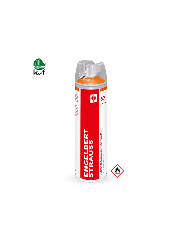 Sprays: e.s. Spray de marquage forestier Neon #67 + orange vif