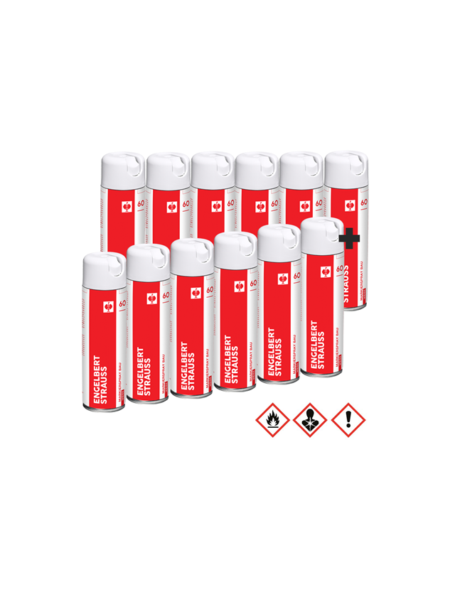 Tools & Equipment: Construction marking spray #60 promotional set + white