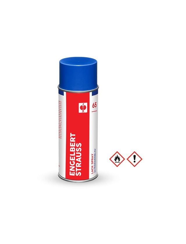 Sprays: e.s. Paint spray #65 + ultra marine blue