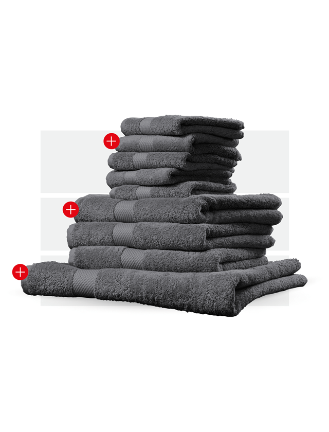 Tools & Equipment: Towel premium gift set + anthracite