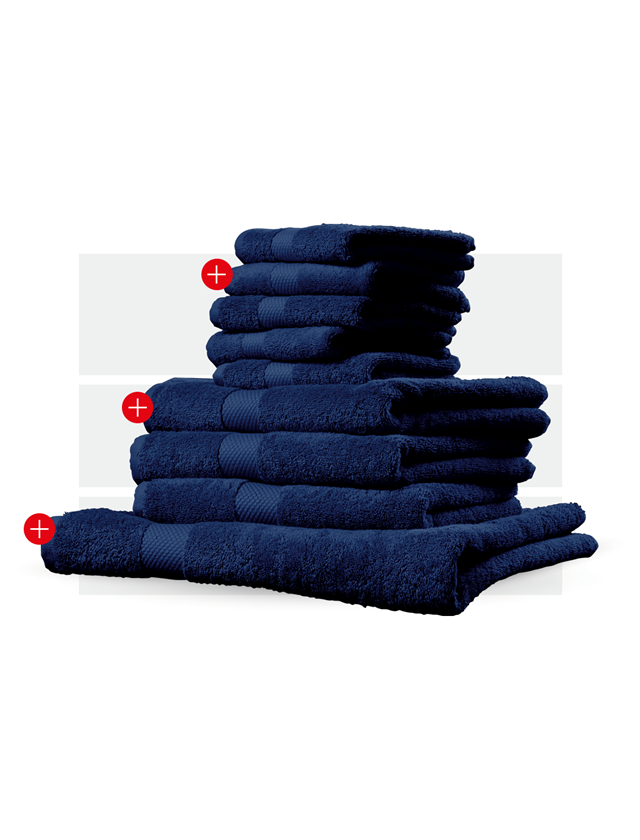 Tools & Equipment: Towel premium gift set + navy