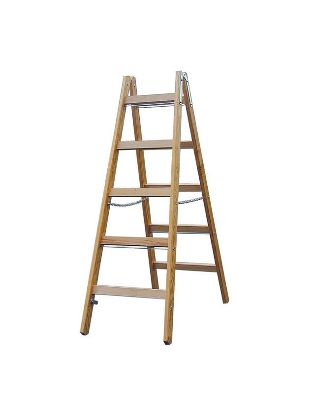 Ladders: KRAUSE wooden rung double ladder