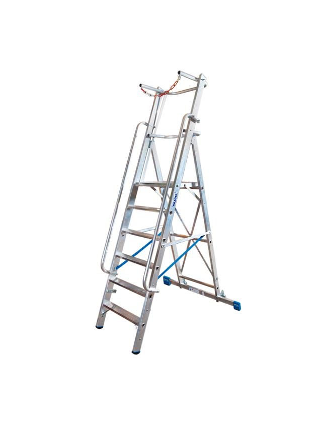 Ladders: KRAUSE Stepladder/platform and safety bracket