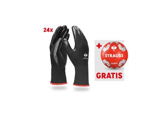 24x Nitril-Handschuhe Flexible + GRATIS Fußball