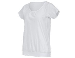 e.s. T-shirt cotton slub, ladies'