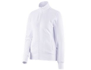 e.s. Sweat jacket poly cotton, ladies'