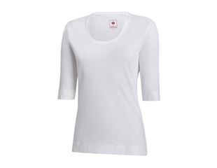 e.s. Shirt 3/4 sleeve cotton stretch, ladies'