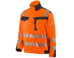 Warnschutzjacke Bundjacke GrS-4XL orange/grau Warnschutzkleidung Arbeitskleidung 