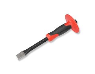 Flat chisel with hand protector