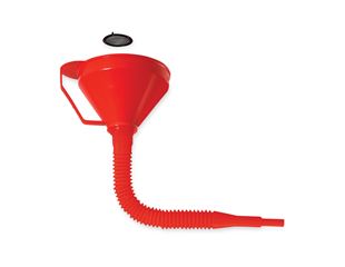 Combi-funnel with flexible outlet