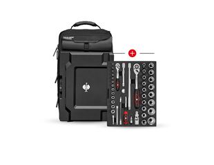 Insert Socket wrench Classic+STRAUSSbox backpack