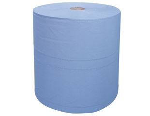 Industrial cleaning paper on rolls 