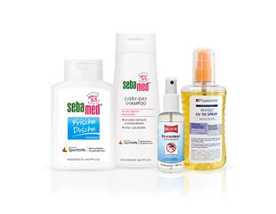 Summer test set skin protection + skin care