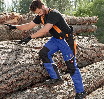 engelbert strauss cut protection trousers / chainsaw trousers