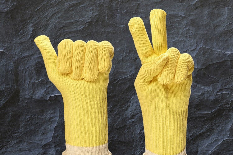 Kevlar-Strick-Handschuhe